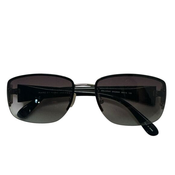 Marc By Marc Jacob Sunglasses MMJ 079/S Half Rim 0NQB5M 5915135 Unisex Rectangle - Picture 2 of 14